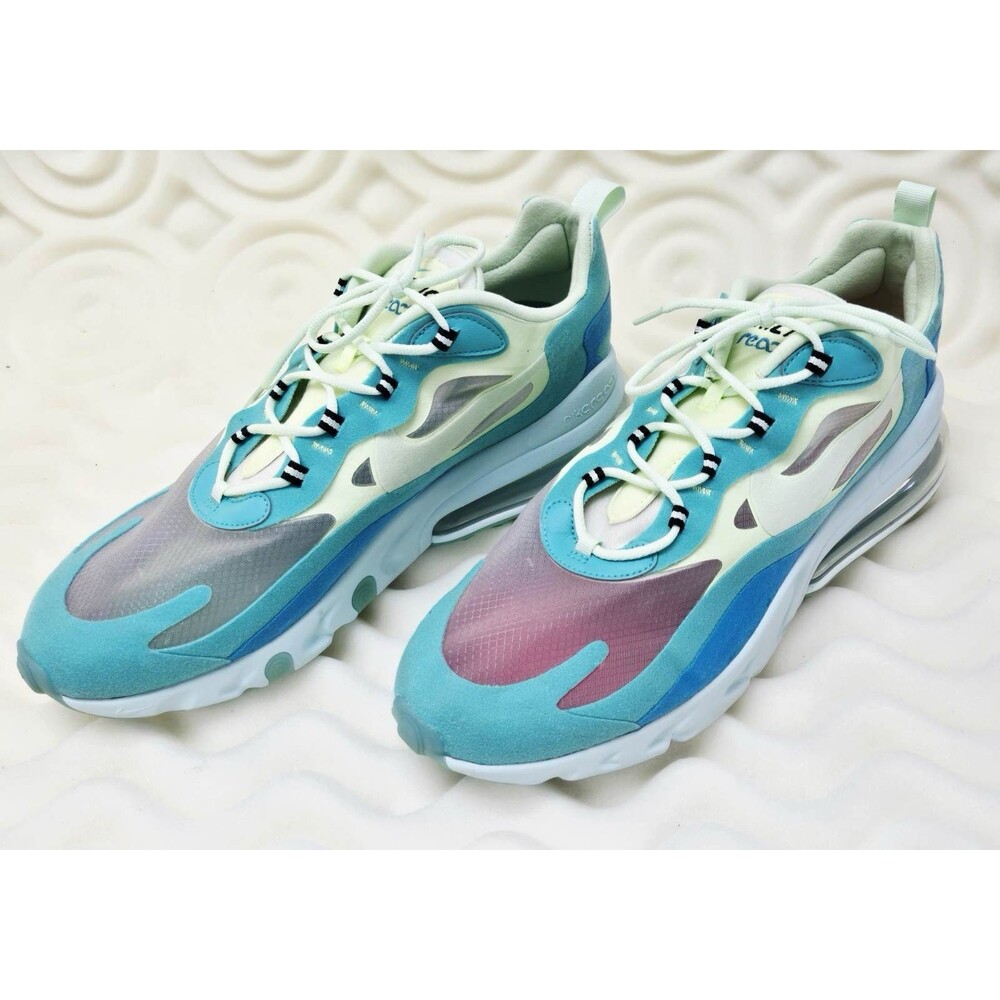 Nike Air Max 270 React Hyper Jade/Frosted Spruce-Volt AO4971-301 Mens Size 13